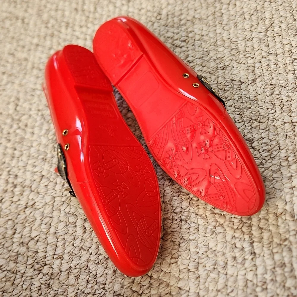 Vivienne Westwood jellies size 45 red - Picture 7 of 8